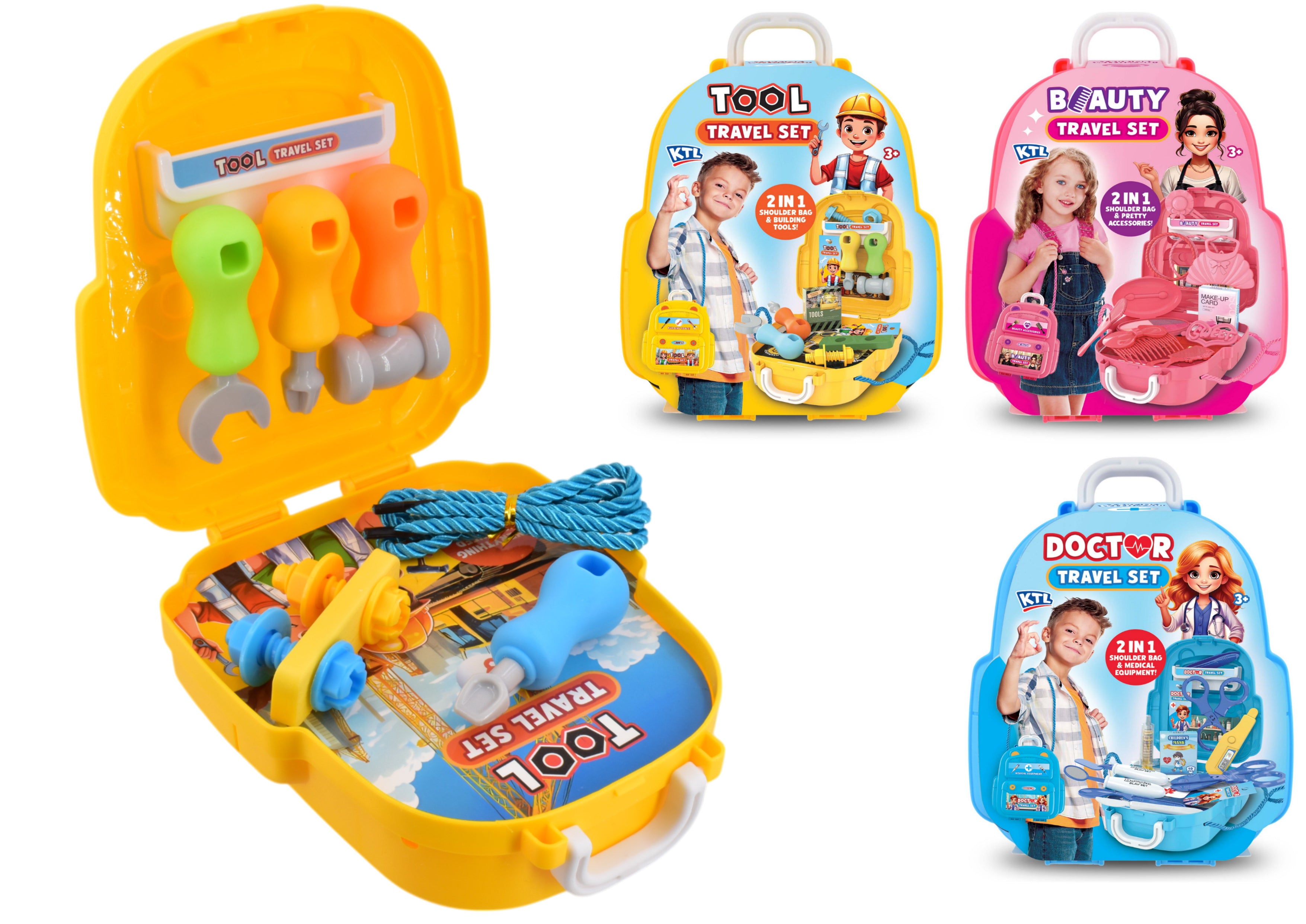 Suitcase Playsets 3 Assorted