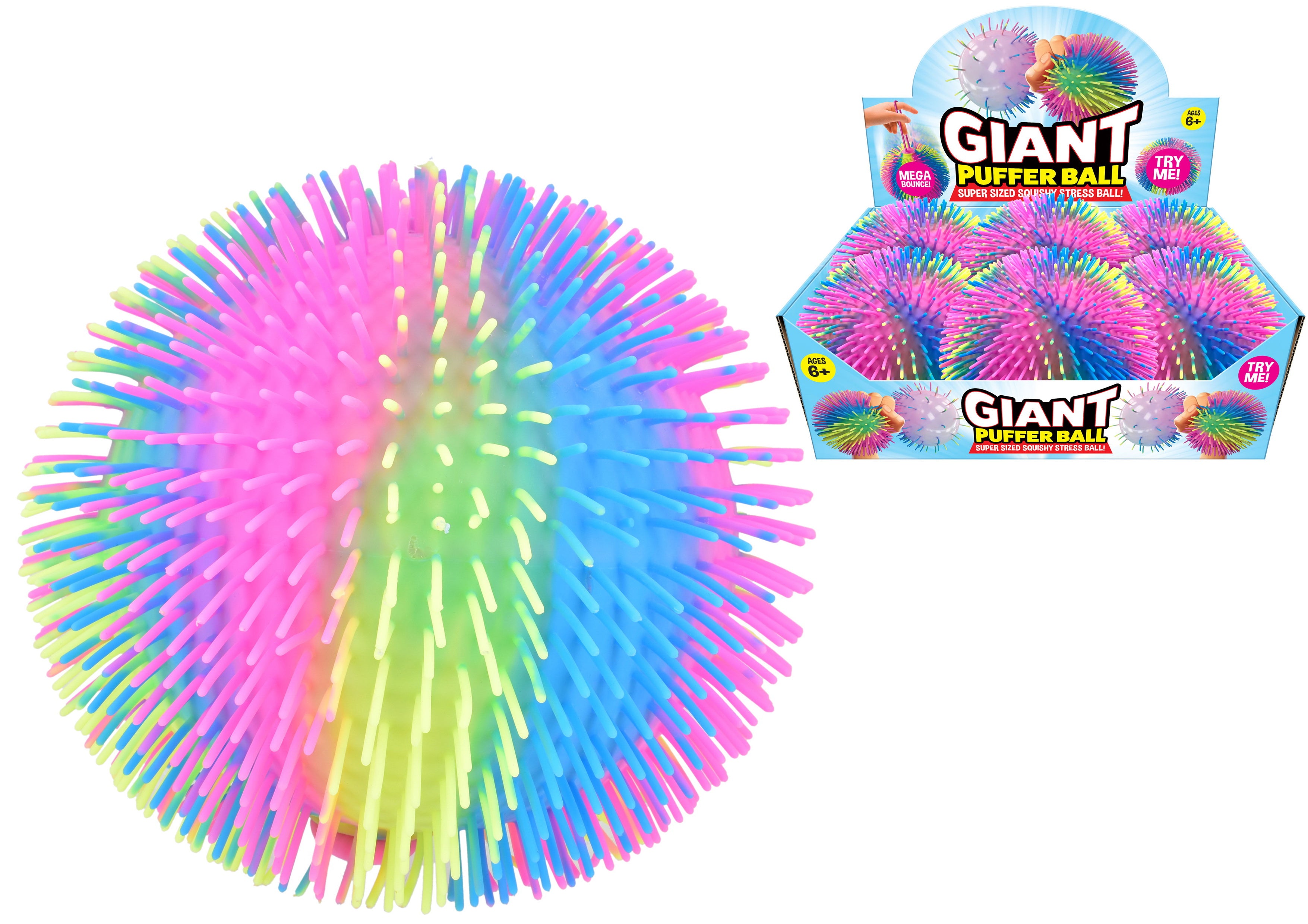 8.5" 3 Tone Colour Puffer Ball