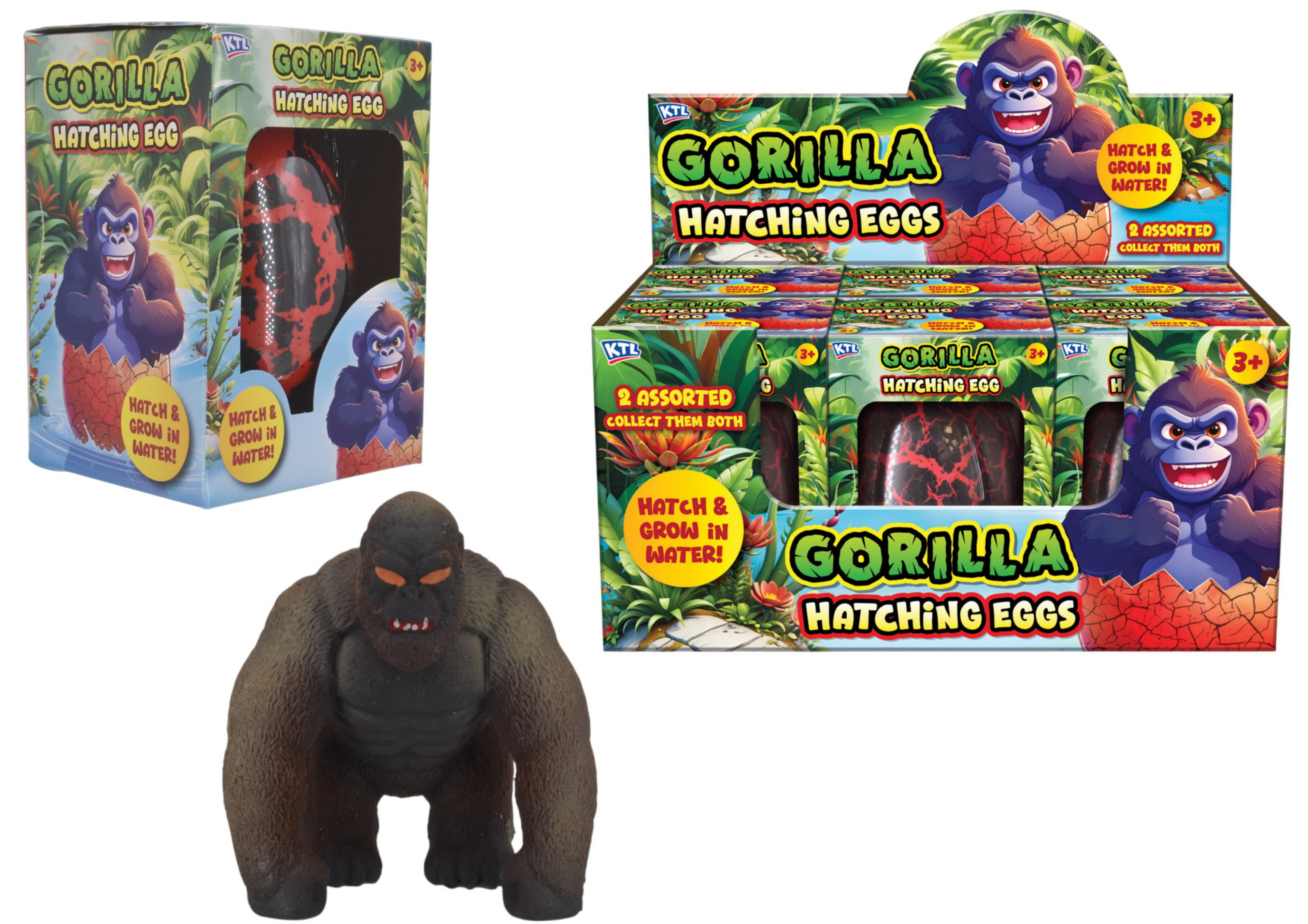 Large Growing Gorilla In Egg