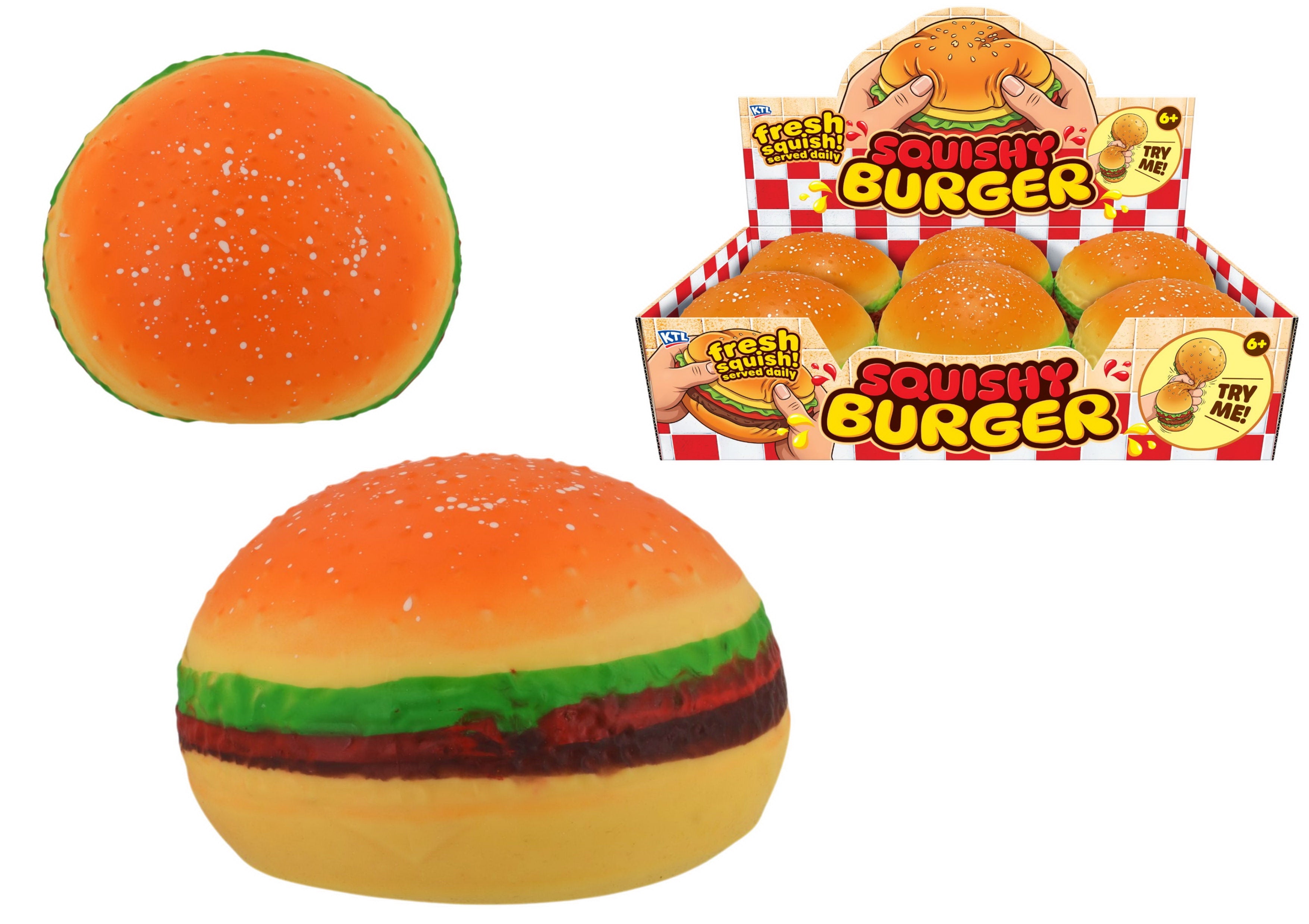Jumbo Squishy Hamburger